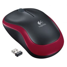 --Ratón Inalámbrico Logitech M185/ Hasta 1000 DPI/ Rojo-