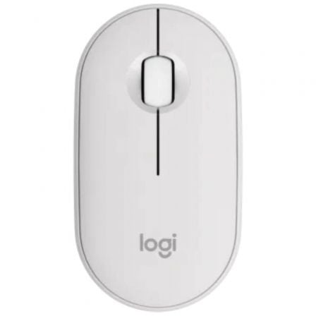 --Ratón Inalámbrico Logitech Pebble 2 M350S/ Hasta 1000 DPI/ Blanco-