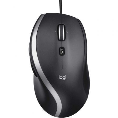 --Ratón Logitech M500S/ Hasta 4000 DPI/ Negro-