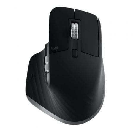 --Ratón Ergonómico Inalámbrico por Bluetooth Logitech MX Master 3S For Mac/ Batería recargable/ Hasta 8000 DPI/ Gris Espacial-