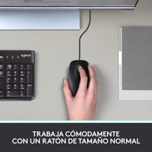 -4-Ratón Logitech B100 OEM/ Hasta 800 DPI-4