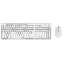 --Teclado y Ratón Inalámbricos Logitech Silent Touch MK295/ Blanco-