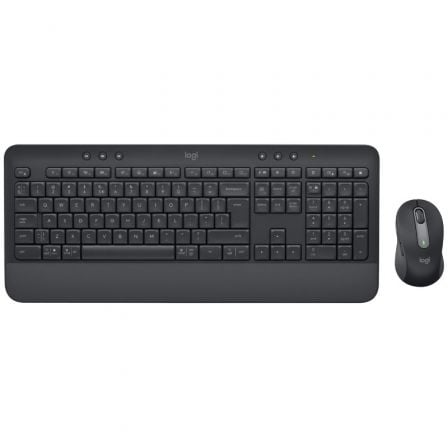 --Teclado y Ratón Inalámbricos Logitech Signature MK650 for Business 920-010998/ Grafito-