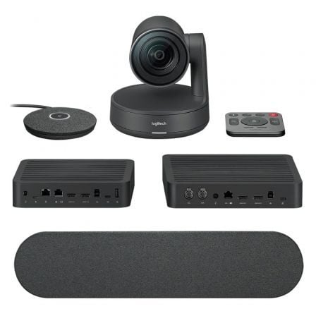 --Sistema de Videoconferencia Logitech Rally/ Campo de Visión 82º/ 4K-