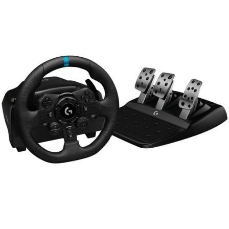 --Volante con Pedales Logitech G923 TrueForce para PlayStation PS5/ PC-