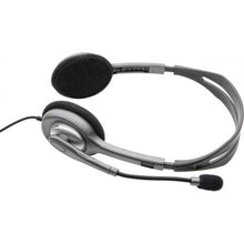 --Auriculares Logitech H110/ con Micrófono/ Jack 3.5/ Plateados-