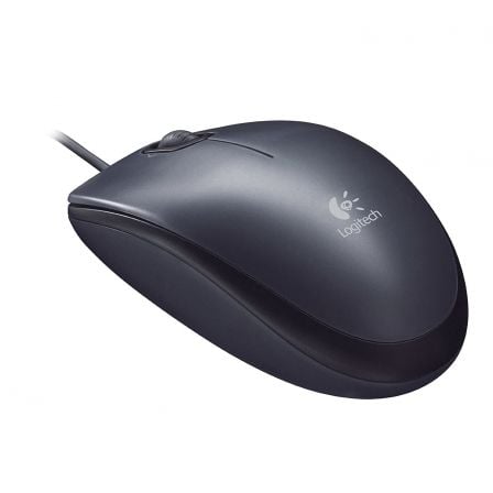--Ratón Logitech M90/ Hasta 1000 DPI/ Gris V2-