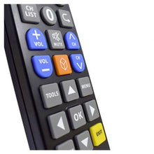 -4-Mando para TV Samsung TMURC502 compatible con Samsung/ LG/ Philips/ Sony/ Panasonic-4