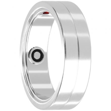 --Anillo Inteligente Maxcom MR100 Talla 11/65/ Ø20.7mm/ Notificaciones/ Frecuencia Cardíaca/ Plata-