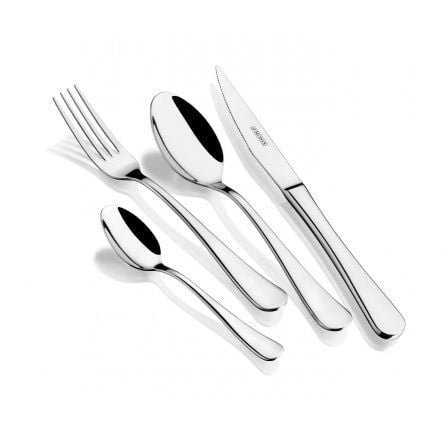 --Pack 24 Cubiertos Monix M202974/ Acero inoxidable-