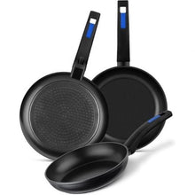 --Pack 3 Sartenes Monix M811200/ Ø18/Ø22/Ø26/ Aluminio forjado-