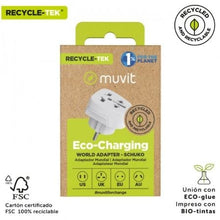 -4-Enchufe Universal Muvit For Change MCADP0007/ 1 Toma de Corriente/ Blanco-4