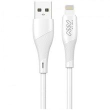 --Cable USB 2.0 Lightning Myway MWUSC0021/ USB Macho - Lightning Macho/ Hasta 12W/ 480Mbps/ 1m/ Blanco-