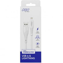 -2-Cable USB 2.0 Lightning Myway MWUSC0021/ USB Macho - Lightning Macho/ Hasta 12W/ 480Mbps/ 1m/ Blanco-2