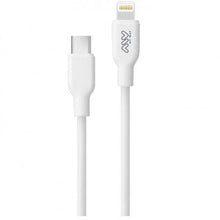 --Cable USB 2.0 Tipo-C Lightning Myway MWUSC0023/ USB Tipo-C Macho - Lightning Macho/ Hasta 20W/ 480Mbps/ 1m/ Blanco-