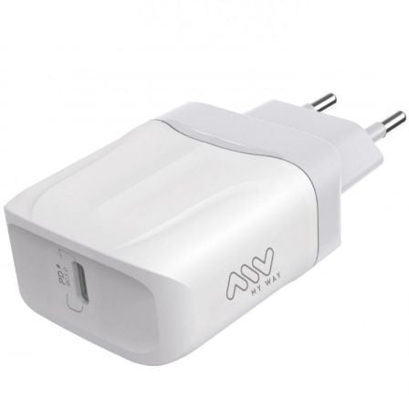 --Cargador de Pared Myway MWACC0005/ 1xUSB Tipo-C/ 20W-