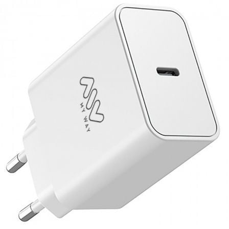 --Cargador de Pared Myway MWACC0018/ 1xUSB Tipo-C/ 45W-