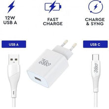 -1-Cargador de Pared Myway MYWEPAK0002/ 1xUSB + Cable USB Tipo-C/ 15W-1