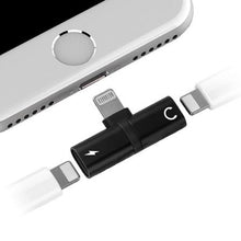 -1-Splitter Carga y Música Myway Lightning Macho - USB Macho/ Negro-1