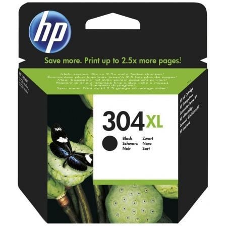 --Cartucho de Tinta Original HP nº304 XL Alta Capacidad/ Negro-
