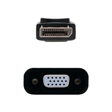 -1-Conversor Nanocable 10.16.0602/ DisplayPort Macho - VGA Hembra-1