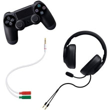 -1-Cable Estéreo Nanocable 10.24.1201/ Jack 3.5 Macho - 2x Jack 3.5 Hembra/ 20cm/ Blanco-1