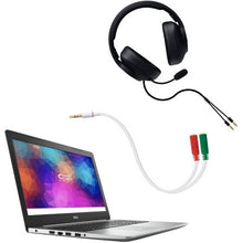 -3-Cable Estéreo Nanocable 10.24.1201/ Jack 3.5 Macho - 2x Jack 3.5 Hembra/ 20cm/ Blanco-3