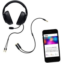 -2-Cable Estéreo Nanocable 10.24.1202/ Jack 3.5 Macho - 2x Jack 3.5 Hembra/ 30cm/ Negro-2