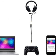 -4-Cable Estéreo Nanocable 10.24.1202/ Jack 3.5 Macho - 2x Jack 3.5 Hembra/ 30cm/ Negro-4