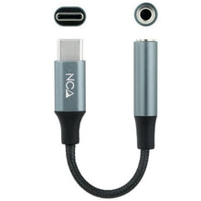 -1-Conversor USB Tipo-C Nanocable 10.24.1204/ USB Tipo-C Macho - Jack 3.5 Hembra-1
