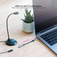 -2-Conversor USB Tipo-C Nanocable 10.24.1204/ USB Tipo-C Macho - Jack 3.5 Hembra-2