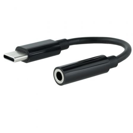 --Conversor USB Tipo-C Nanocable 10.24.1205/ USB Tipo-C Macho - Jack 3.5 Hembra-