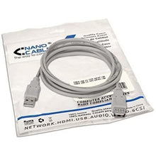 -4-Cable Alargador USB 2.0 Nanocable 10.01.0204/ USB Macho - USB Hembra/ 3m/ Beige-4