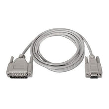 --Cable Serie NULL Modem Nanocable 10.14.0802/ DB9 Hembra - DB25 Macho/ 1.8m/ Beige-