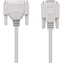-2-Cable Serie NULL Modem Nanocable 10.14.0802/ DB9 Hembra - DB25 Macho/ 1.8m/ Beige-2