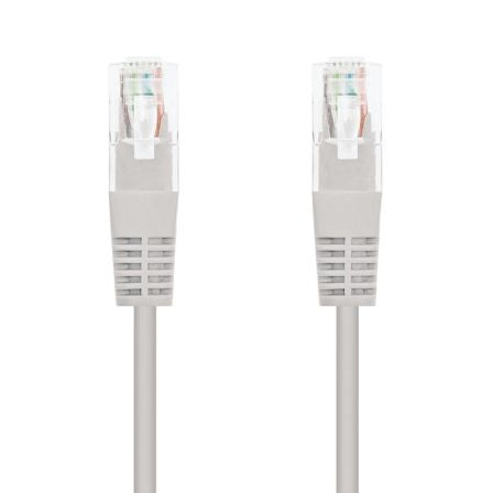 --Cable de Red RJ45 UTP Nanocable 10.20.0401 Cat.6/ 1m/ Gris-
