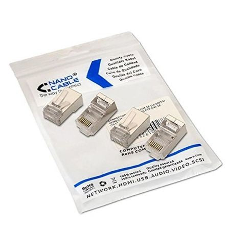 --Conector RJ45 Nanocable 10.21.0103/ Cat.5e/ 10 uds-