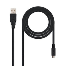 --Cable USB 2.0 Nanocable 10.01.0500/ USB Macho - MicroUSB Macho/ 80cm/ Negro-