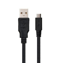 -1-Cable USB 2.0 Nanocable 10.01.0500/ USB Macho - MicroUSB Macho/ 80cm/ Negro-1