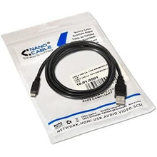 -3-Cable USB 2.0 Nanocable 10.01.0501/ USB Macho - MicroUSB Macho/ 1.8m/ Negro-3