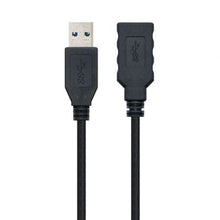 -2-Cable Alargador USB 3.0 Nanocable 10.01.0903-BK/ USB Macho - / USB Hembra/ 3m/ Negro-2