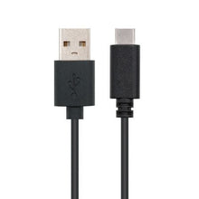 -1-Cable USB 2.0 Nanocable 10.01.2101/ USB Tipo-C Macho - USB Macho/ 480Mbps/ 1m/ Negro-1