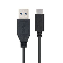 -2-Cable USB 3.1 Nanocable 10.01.4001/ USB Tipo-C Macho - USB Macho/ 1m/ Negro-2