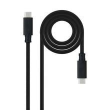 -1-Cable USB 3.1 Tipo-C Nanocable 10.01.4102/ USB Tipo-C Macho - USB Tipo-C Macho/ Hasta 100W/ 10Gbps/ 2m/ Negro-1