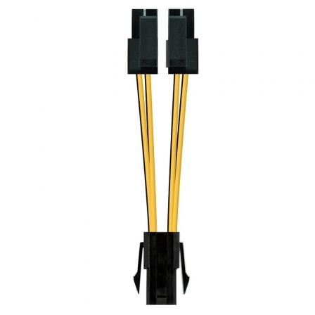 --Cable de Alimentación Microprocesador Nanocable 10.19.1401/ Molex -4+4 PIN Macho - Molex 4 PIN Hembra/ 15cm-