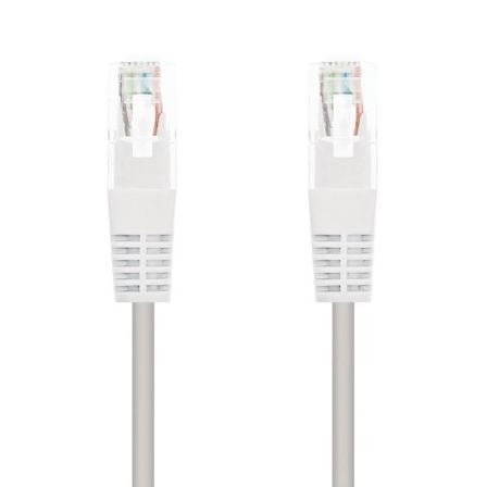 --Cable de Red RJ45 UTP Nanocable 10.20.0103-W Cat.5e/ 3m/ Blanco-