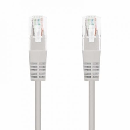 --Cable de Red RJ45 UTP Nanocable 10.20.0415 Cat.6/ 15m/ Gris-