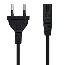 -1-Cable Alimentación Forma 8 Nanocable 10.22.0402/ CEE7/16 Macho - C7 Hembra/ 1.5m/ Negro-1