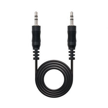 --Cable Estéreo Nanocable 10.24.0105/ Jack 3.5 Macho - Jack 3.5 Macho/ 5m/ Negro-
