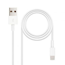 -1-Cable USB 2.0 Lightning Nanocable 10.10.0400/ USB Macho - Lightning Macho/ 50 cm/ Blanco-1